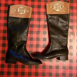 Two tone leather riding boots *make a offer*